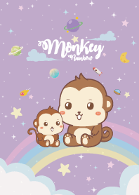 ลิงน้อย รุ้งสีม่วง