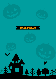 ハロウィン/Halloween/エメラルドグリーン