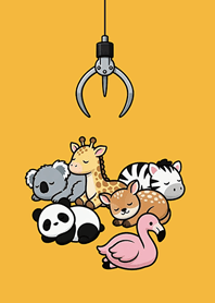 Cute claw machine-animal(yellow)