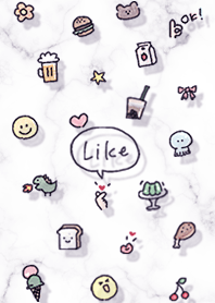 Happy icon and marble Wistaria08_2