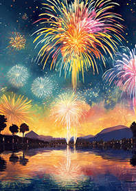 Beautiful Fireworks Theme#555