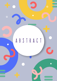 Abstract Fun White Heather