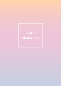 Simple Gradation #03 Pink Orange Blue