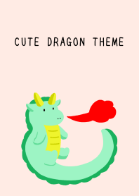 CUTE DRAGON THEMEj-LIGHT PINK