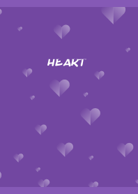gradient heart on purple