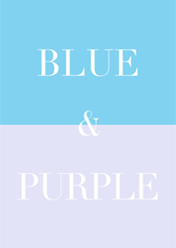 blue & purple