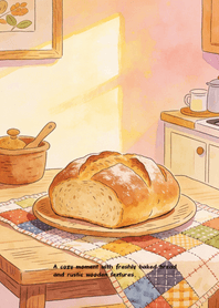 Cozy Baked Bread Moment