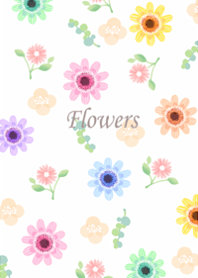 Scandinavian cute flower.7.