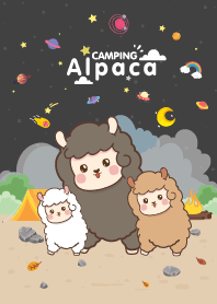 Alpaca Camping Night
