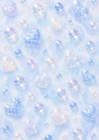 Aqua Heart Beads | Bitasui