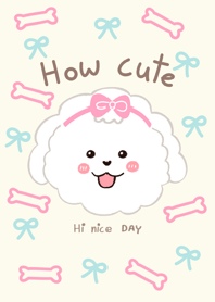 Dog how cute minimal cute