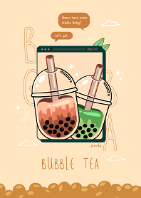 Aesthetic Boba Milk Tea