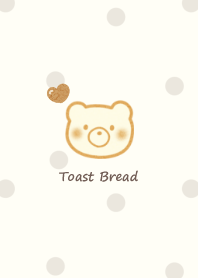 Bear Toast -peanut- dot