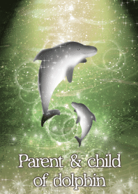 Parent & child of dolphin 4Yellow50coins
