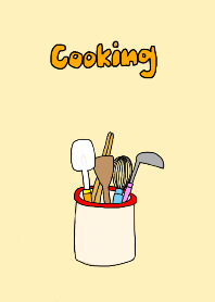 Cute theme of cooking