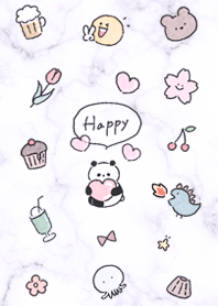 Panda that delivers love purple14_2