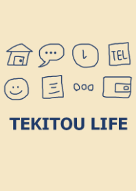 -TEKITOU LIFE- navybeige