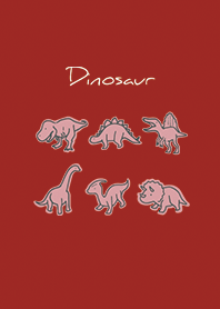 Red : Simple Dinosaur