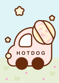 Cute pastel hotdog shop 11