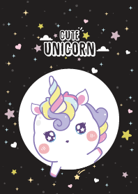 Unicorns Cute Black