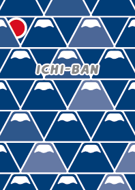 Mt. FUJI pattern / INDIGO ver.