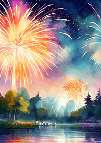 Beautiful Fireworks Theme#63