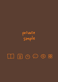 Private simple -orange pecco-