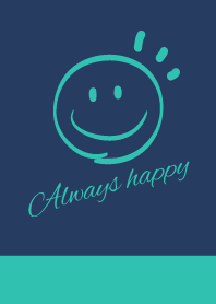 Always happy -NAVY+MINT 2-