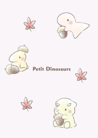 Petit Dinosaurs -Autumn- purple