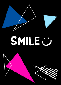 The smile - black colorful triangle13-