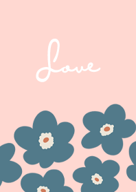 in bloom, flower b - shell pink