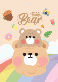 Teddy Bear Sky Galaxy Brown