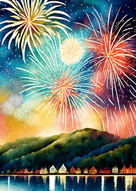 Beautiful Fireworks Theme#346