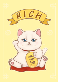The maneki-neko (fortune cat)  rich 68
