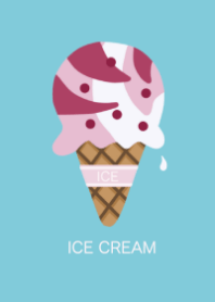 アイスクリーム＊ミントブルー