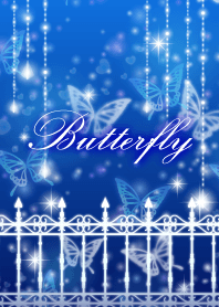 Butterfly 幻想蝶々-青-