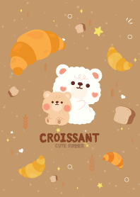 Teddy Bear Croissant Lovely