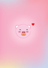 Simple Cute pig theme v.15