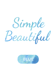 Simple Beautiful. BLUE