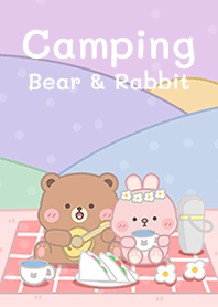 Camping Bear & Rabbit!