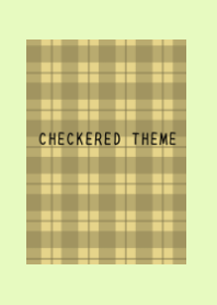 DUSTY YELLOW CHECKERED THEME/YELLOW GR