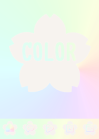 beige color rainbow  E16