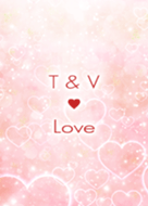 T & V Love Heart name theme