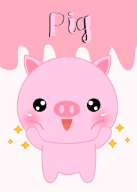 I Love Cute Pig theme