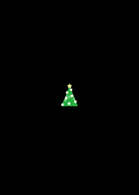 Black christmas tree