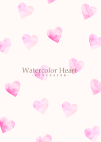 Watercolor Heart-PINKBEIGE 28