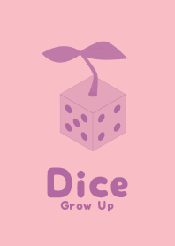 Dice Grow up  Light orchid pink