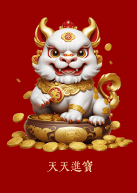 可愛貔貅: 	天天進寶