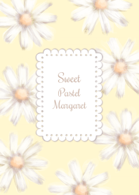 Sweet pastel Margaret -yellow-