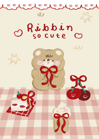 Ribbon so cute ( red )